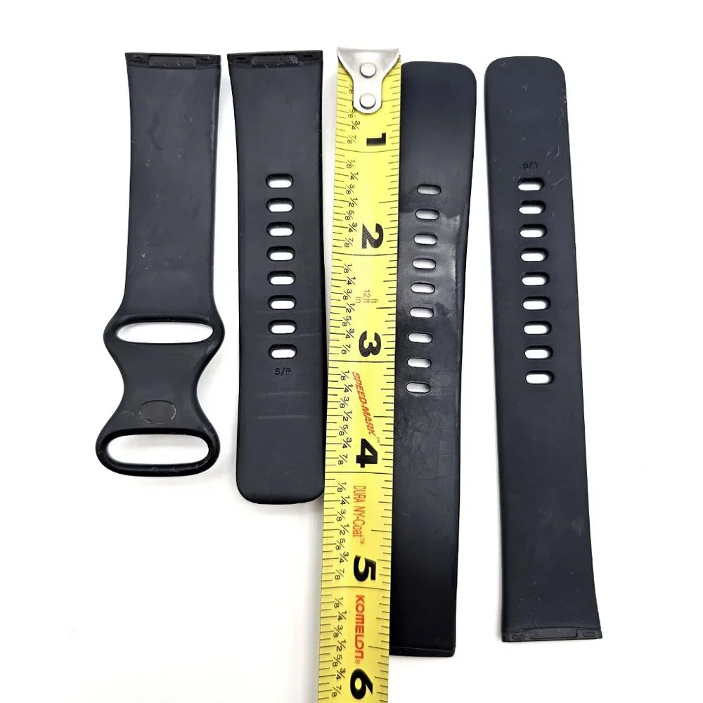 Fitbit Versa 3 / Sense Replacement Wristbands Black – Size S/P & L/G Set of 4